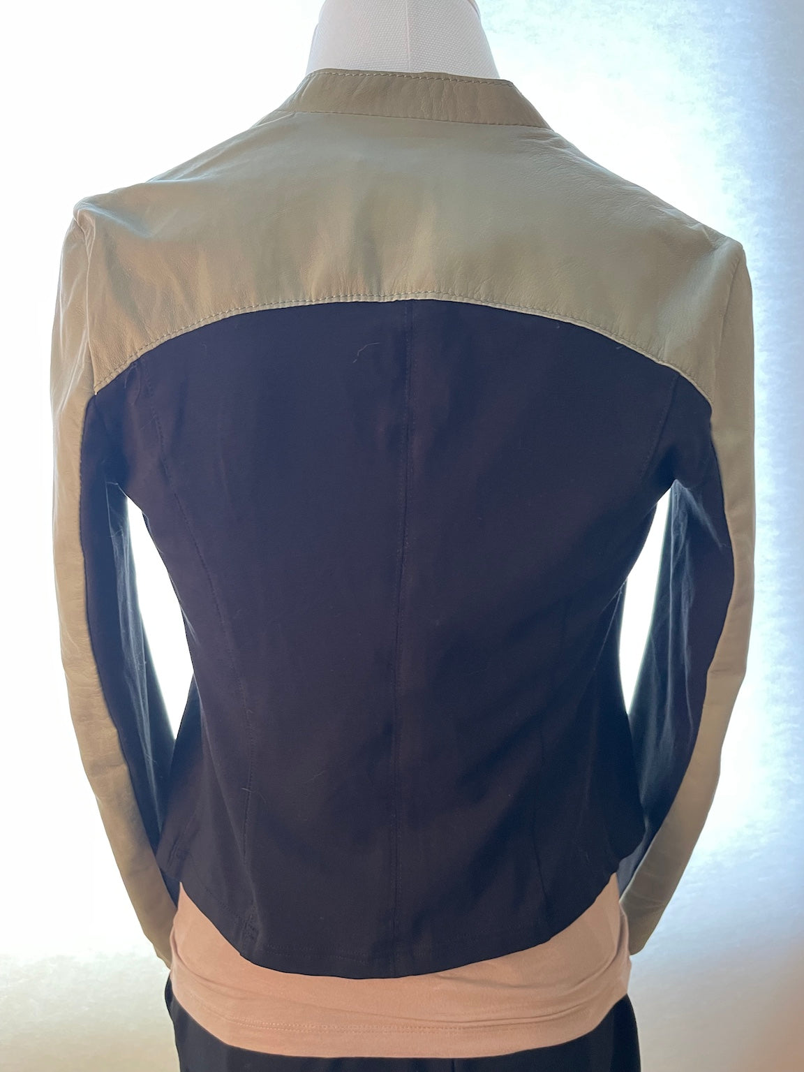 Jacke Leder/Textil