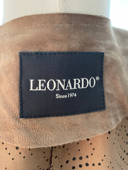 Lederjacke gelocht