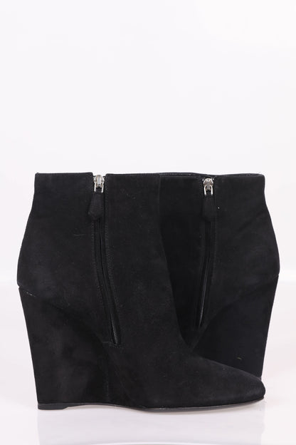 Ankle Wedge Boots, Absatz: 12cm