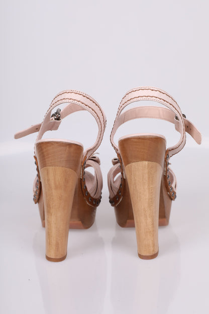 Sandalen, Plateau, Absatz: 12cm