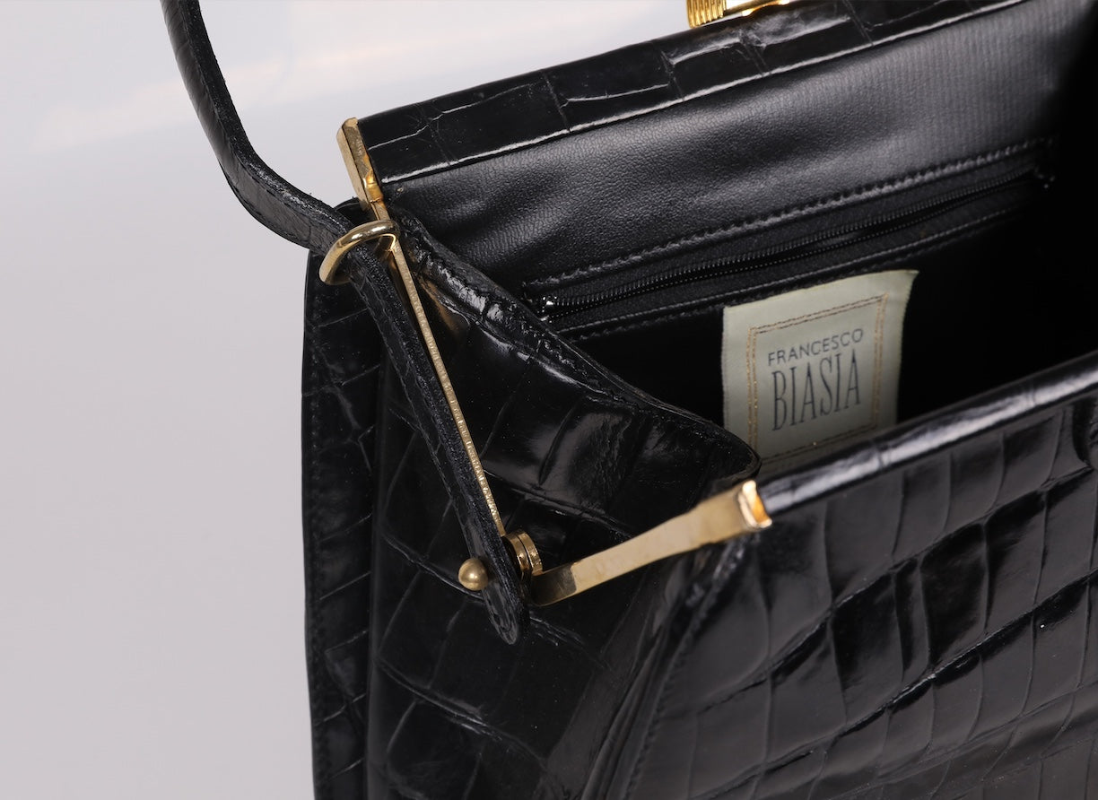 Handtasche Kroko