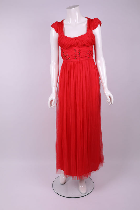 Abendkleid / kurzarm