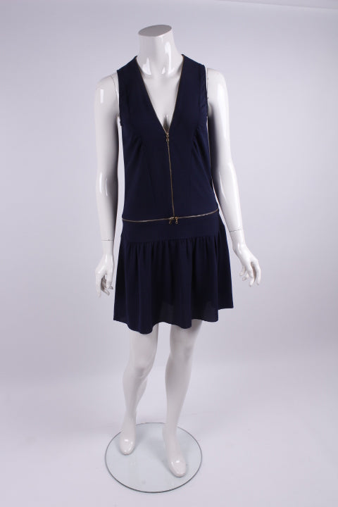 Trägerkleid mit Reisverschluss