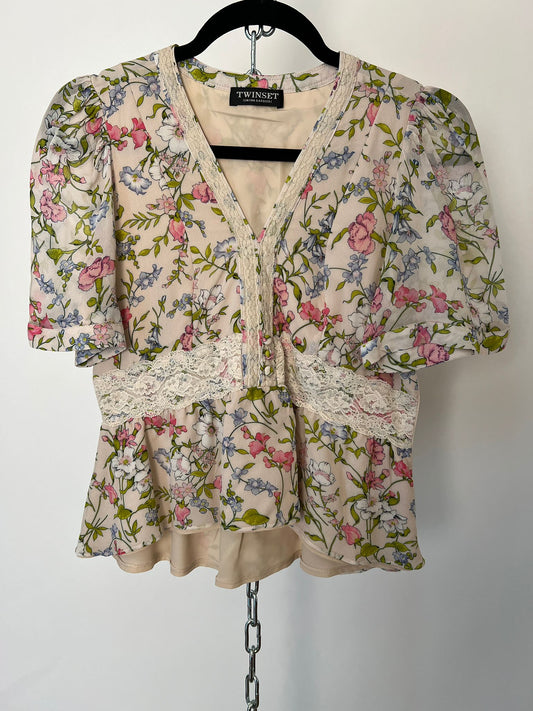 Bluse mit Blumenmuster