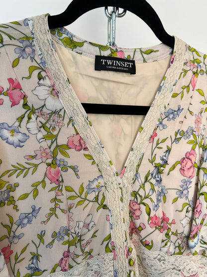 Bluse mit Blumenmuster