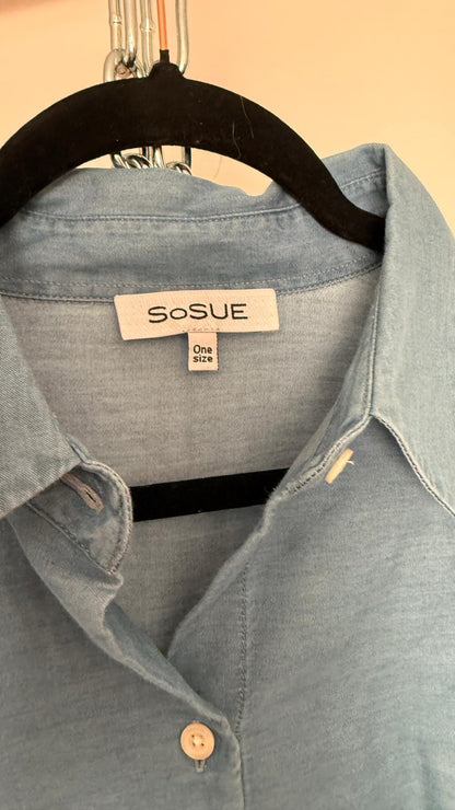 Jeans-Bluse
