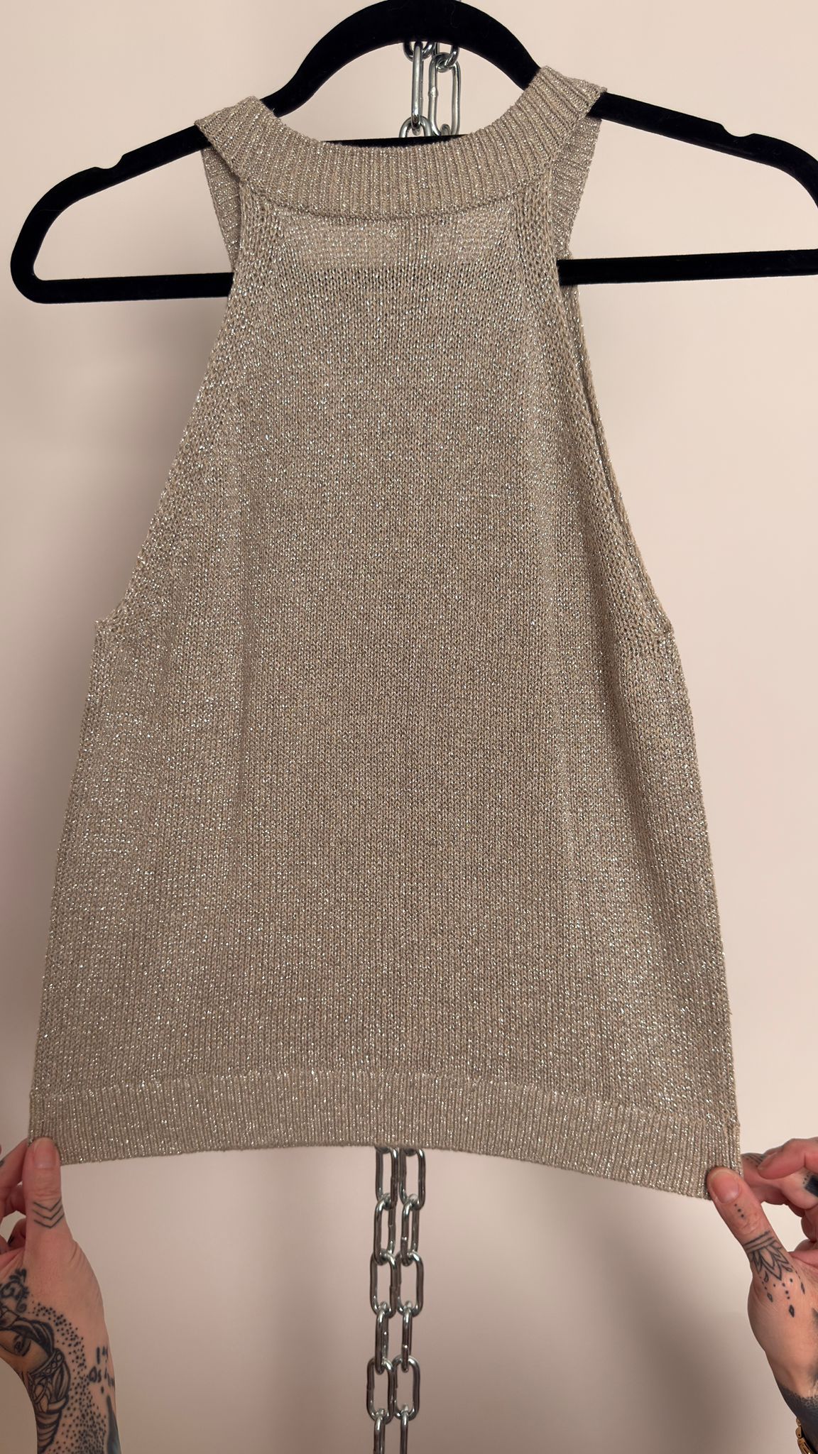 Glitzer-Top