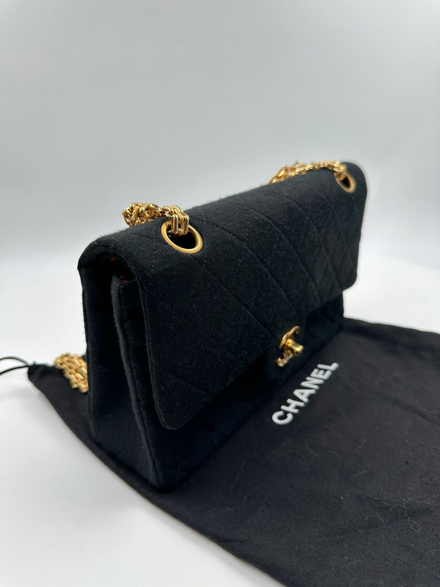 Chanel Classic Double Flap Bag “Jersey” vintage