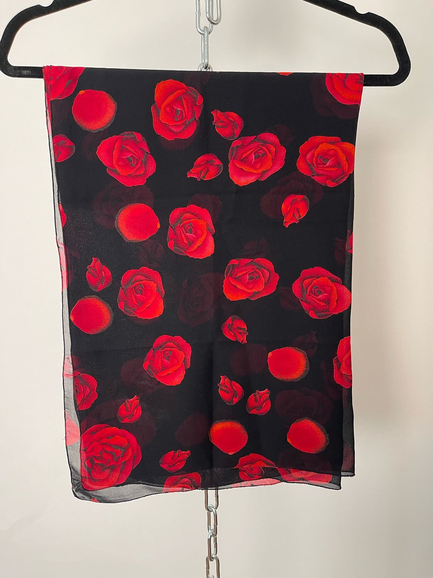 Schal / Foulard mit Rosen