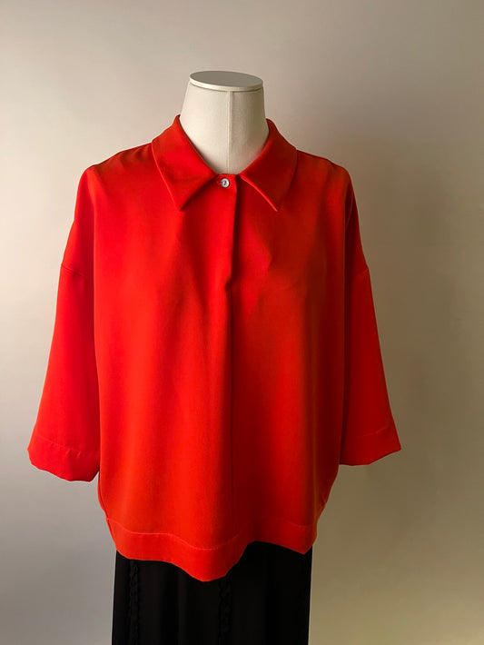 Bluse mit 7/8 Ärmeln