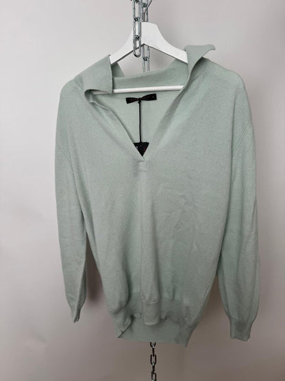 Strickpulli (V-Ausschnitt / Kragen)