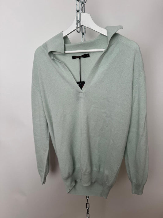 Strickpulli (V-Ausschnitt / Kragen)