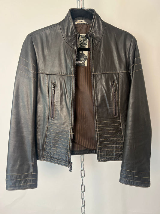Lederjacke