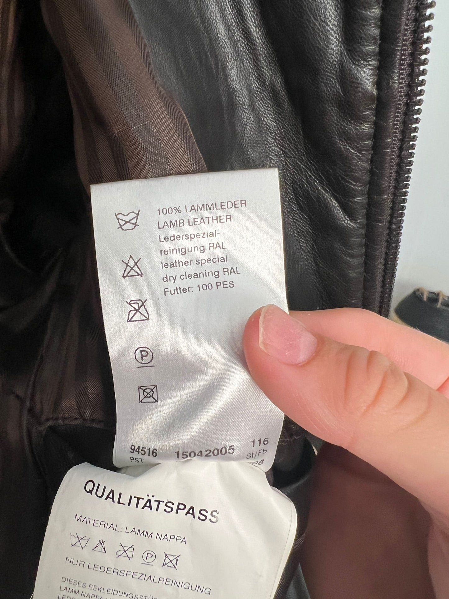 Lederjacke