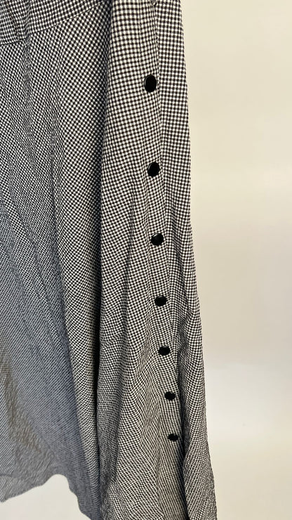 Karo-Kleid mit Gürtel