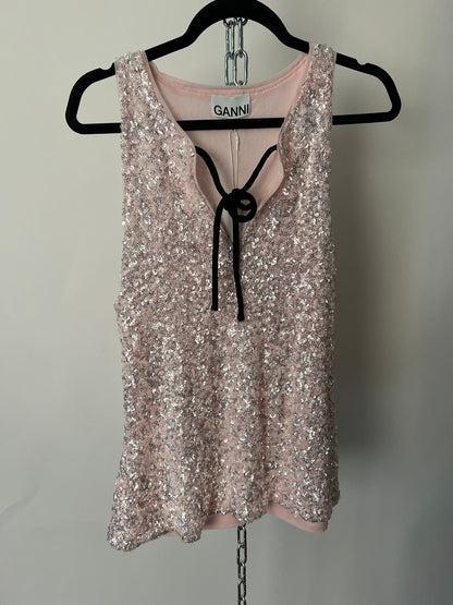 Bluse mit Pailletten
