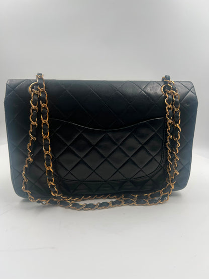 Chanel Double Flap Bag Medium schwarz (1989-1991)