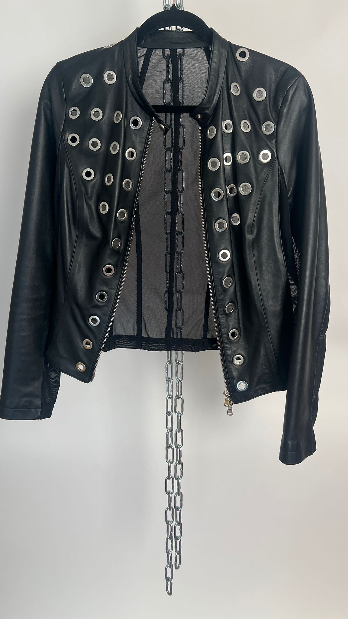 Lederjacke