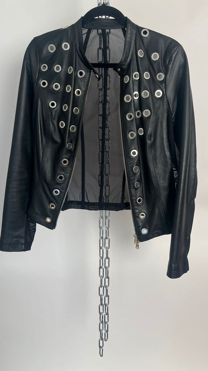 Lederjacke