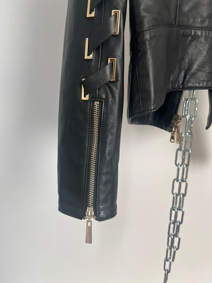 Lederjacke