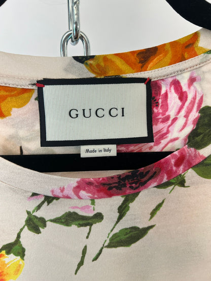 Shirt mit Blumen und Bienen