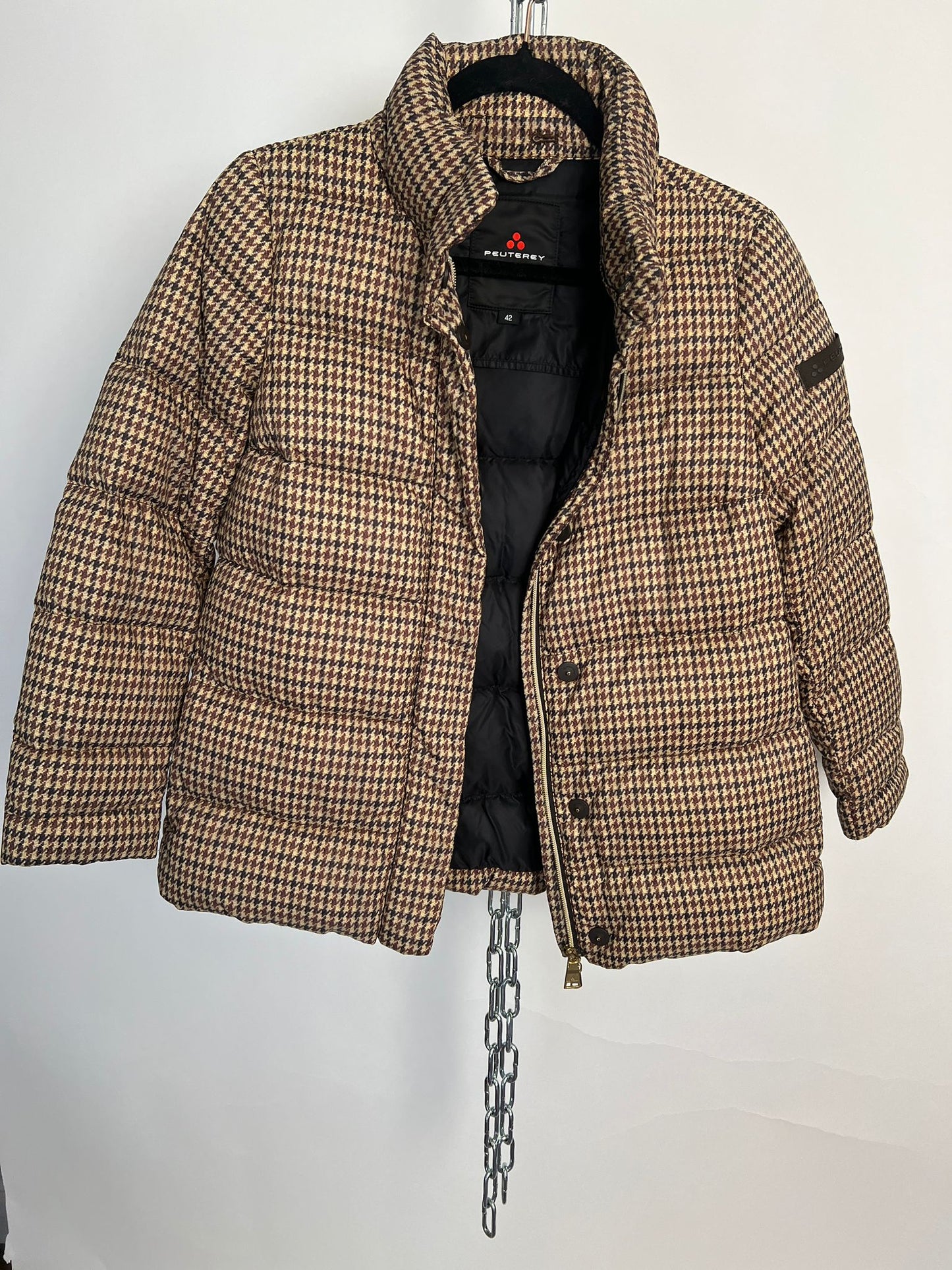 Daunenjacke karriert