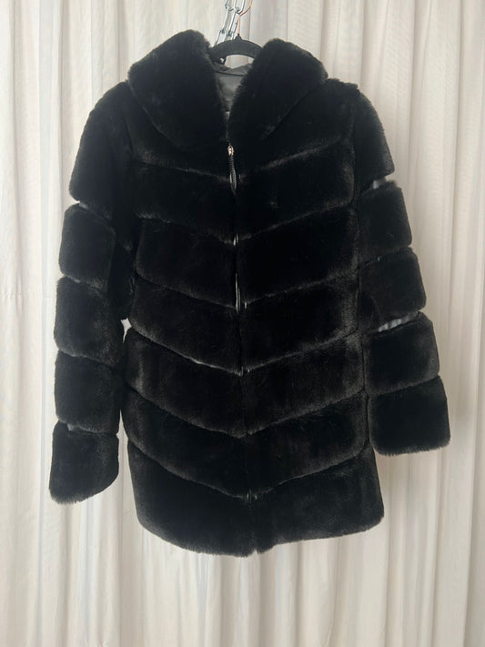 Kunstfell-Jacke