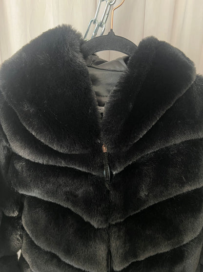 Kunstfell-Jacke