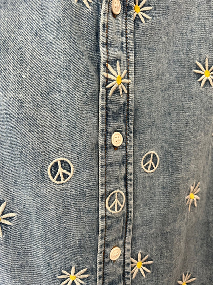 Jeans-Hemd