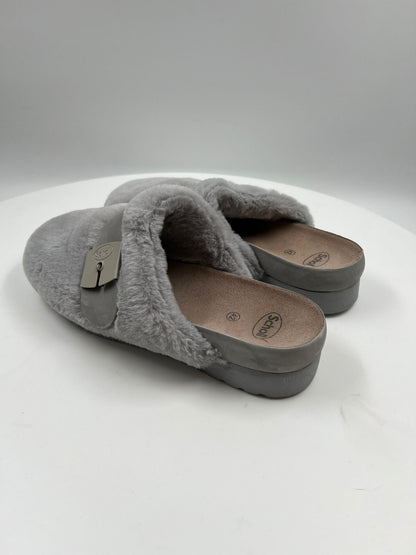 Slippers mit Kunstfell