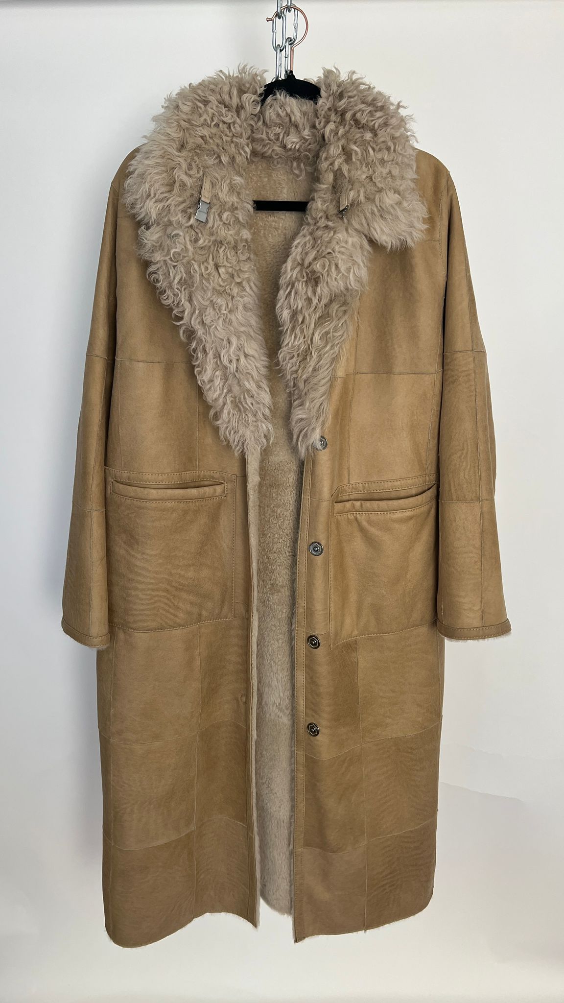 Lammfellmantel (reversible)