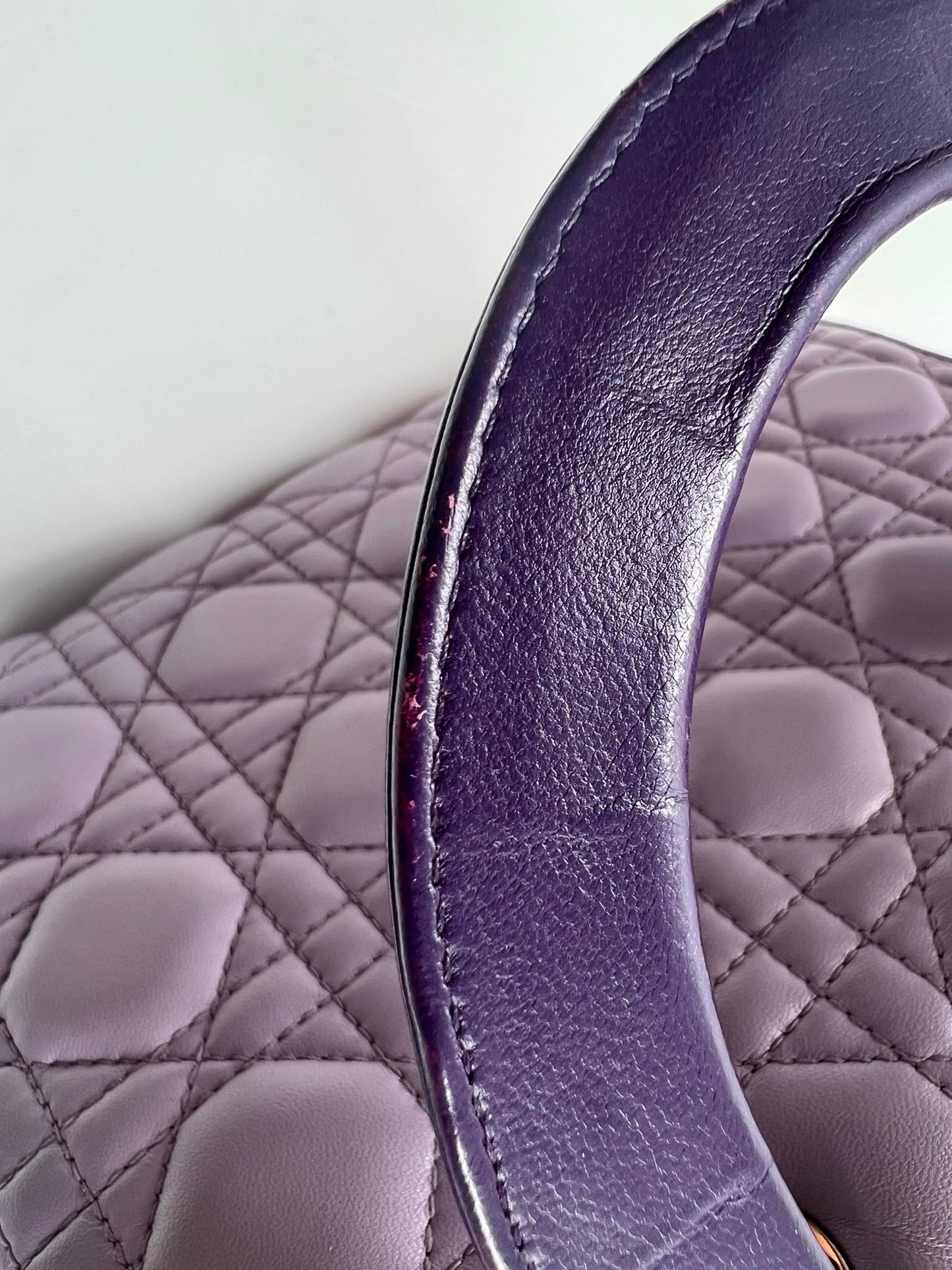 Lady Dior Bicolor Medium Tasche