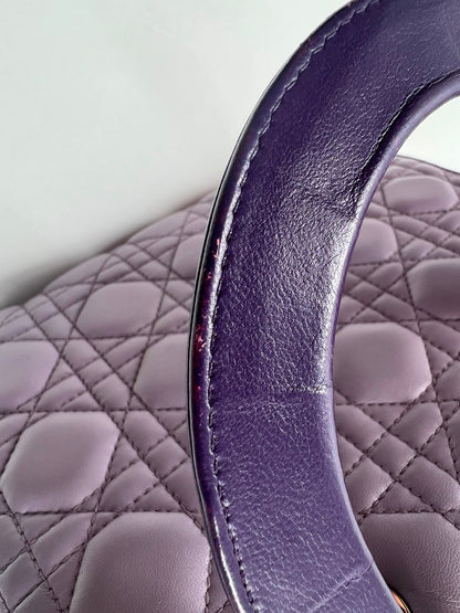 Lady Dior Bicolor Medium Tasche