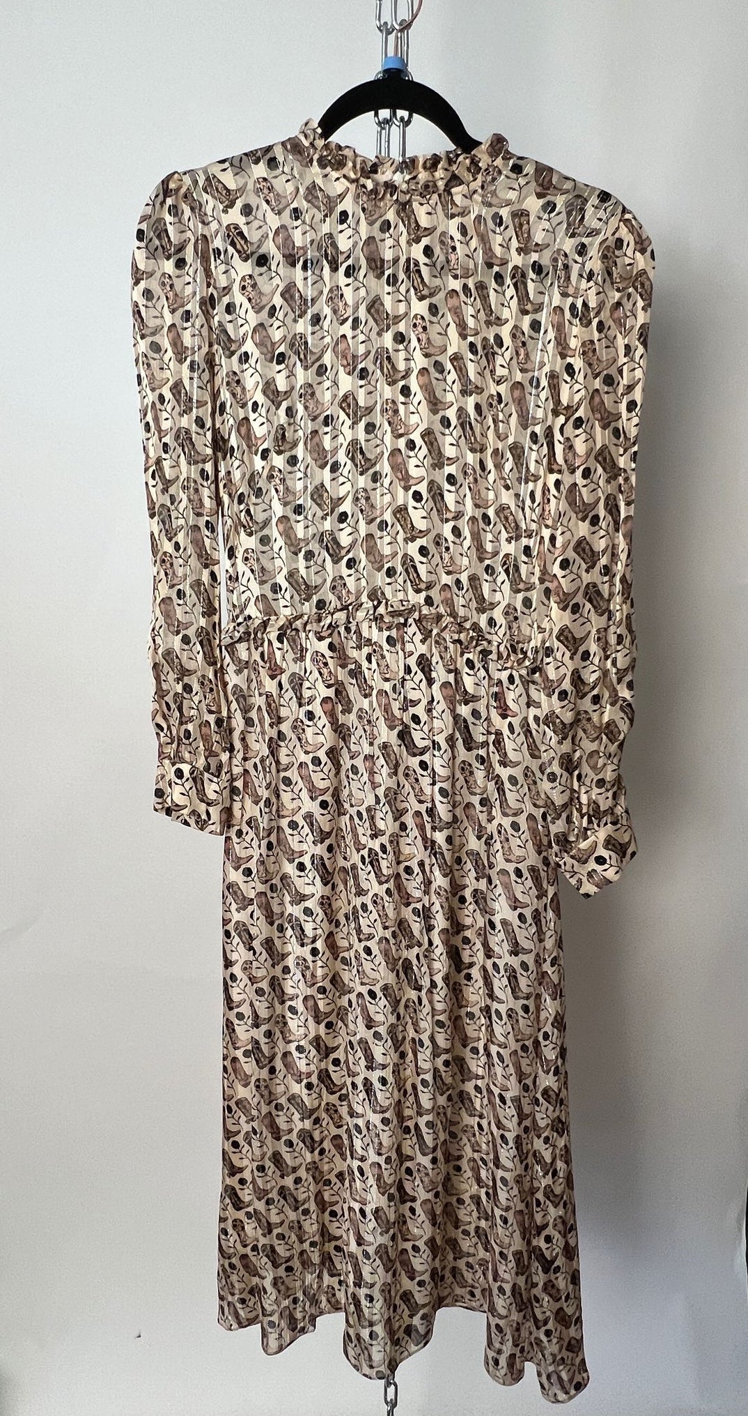 Kleid mit Cowboy Boots Print