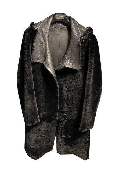 Lammfellmantel Reversible