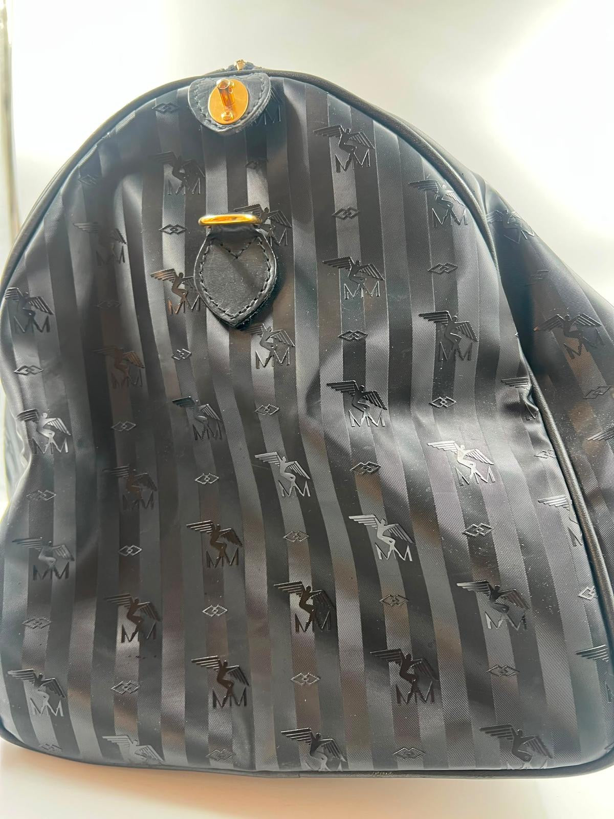 Reisetasche, Maison Mollerus, schwarz