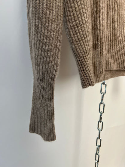 Rollkragenpulli mit RV