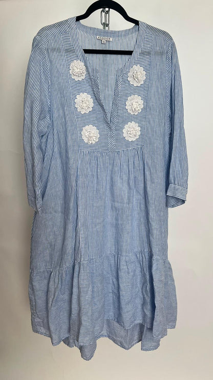 Kleid, Angoor, dunkelblau