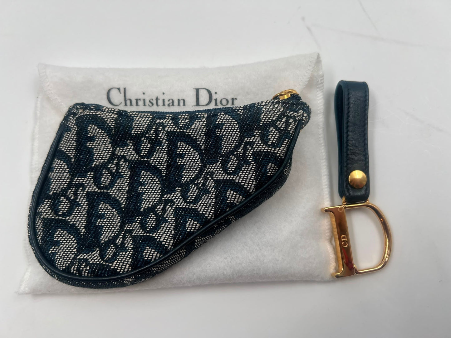 Dior Saddle Bag Logo Purse