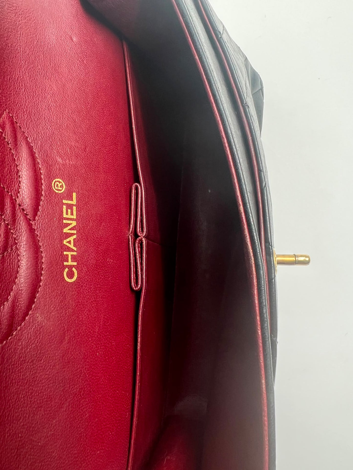 Chanel Double Flap Bag Medium schwarz (1989-1991)