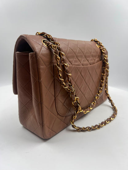 Chanel Classic Single Flap Bag Medium beige (1988-1991)