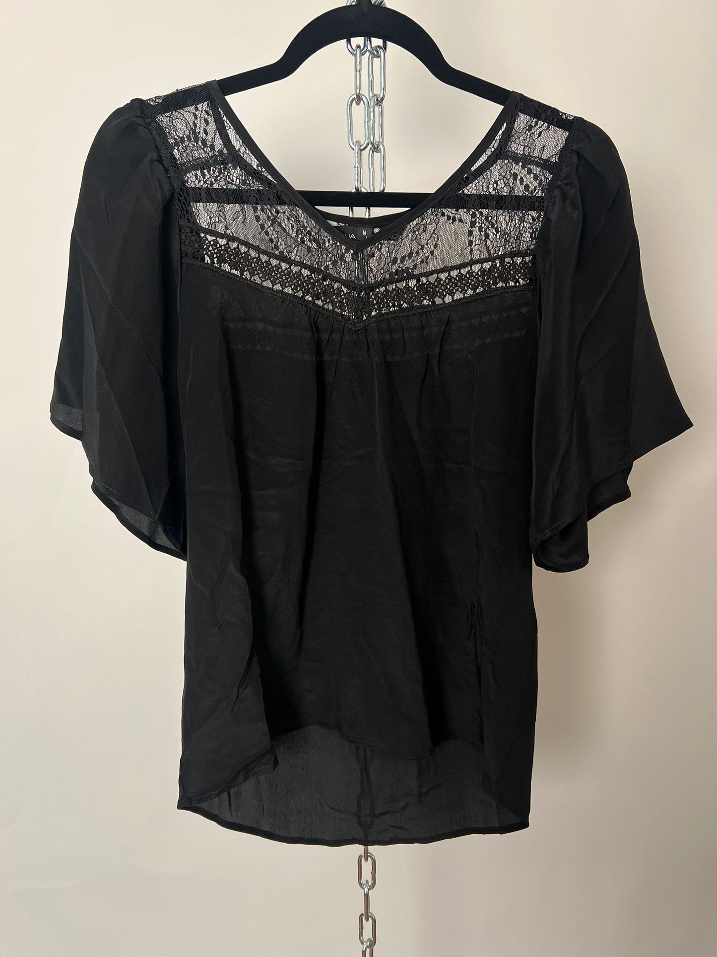 T-Shirt luftig mit Spitze