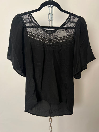 T-Shirt luftig mit Spitze