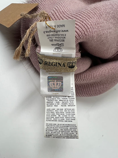 Mütze mit 2 Fellbommeln