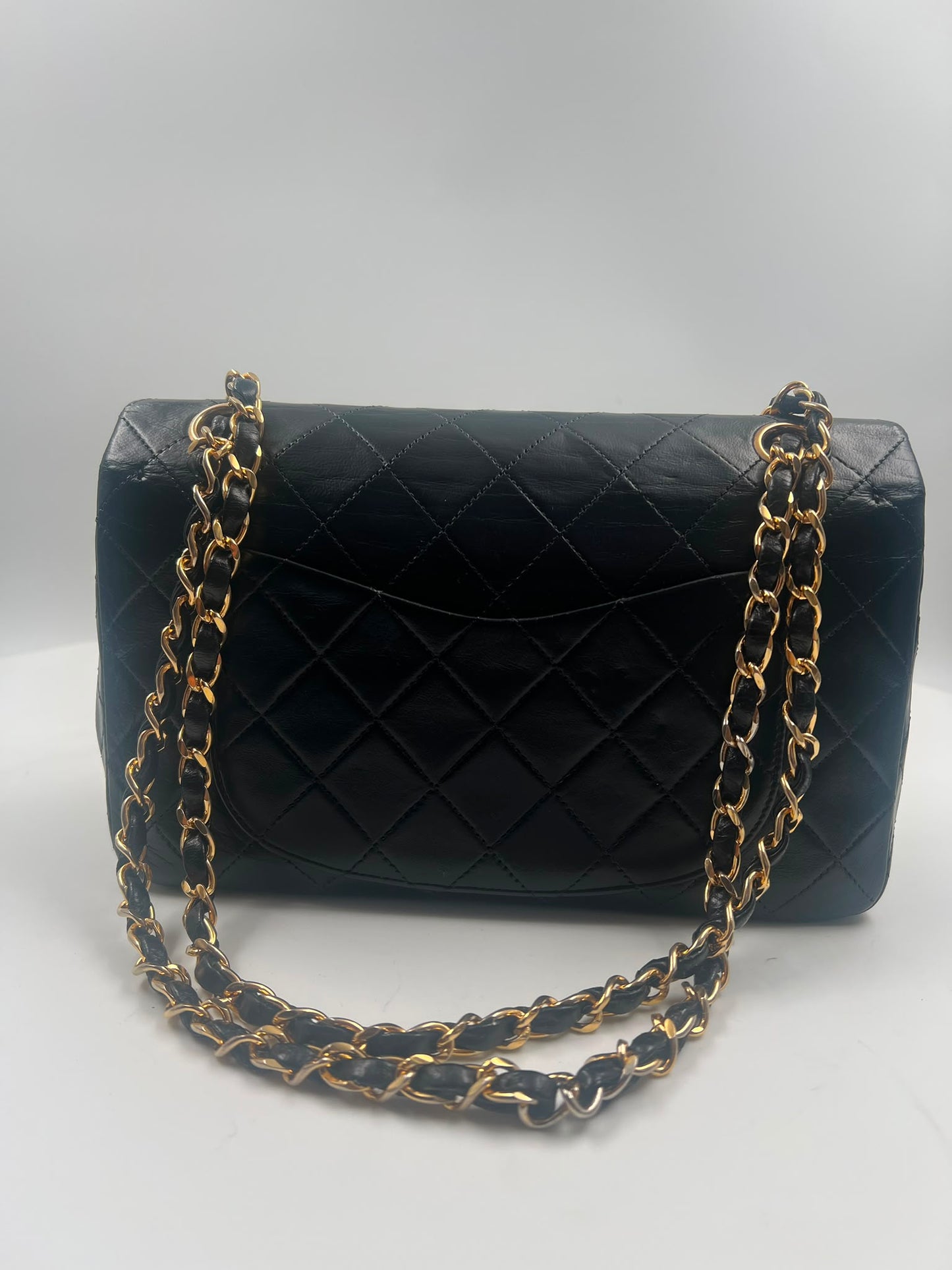 Chanel Double Flap Bag Small schwarz (1986-1988)