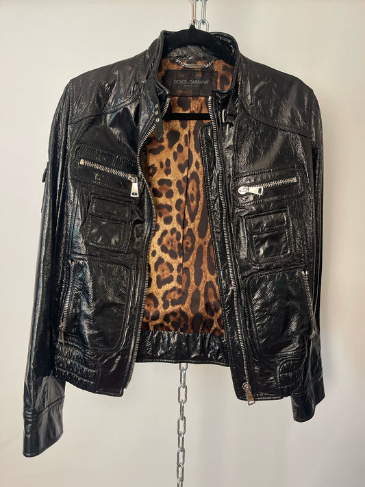 Lederjacke