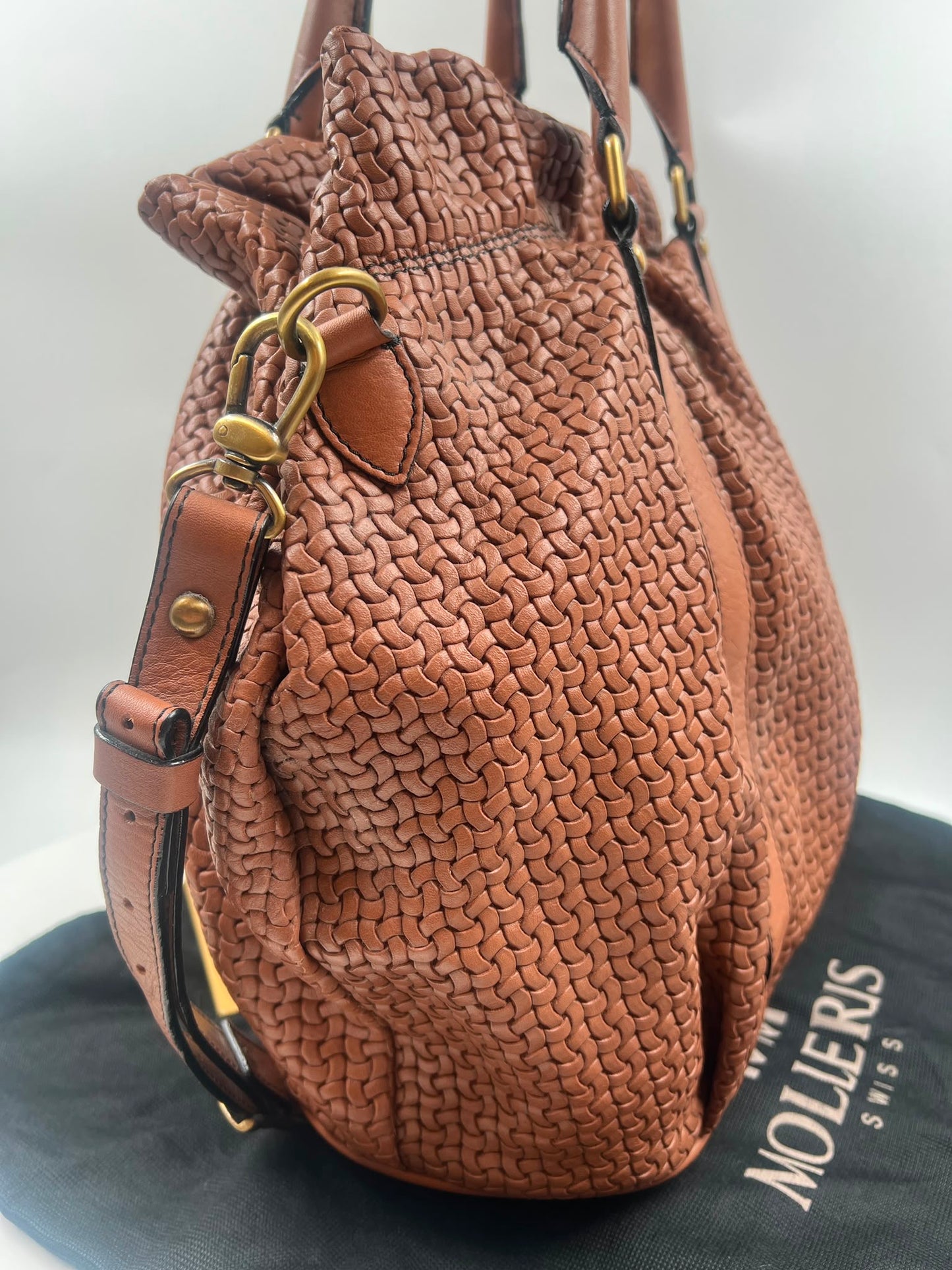 Hobo Bag / Beutel Tasche, Maison Mollerus, braun
