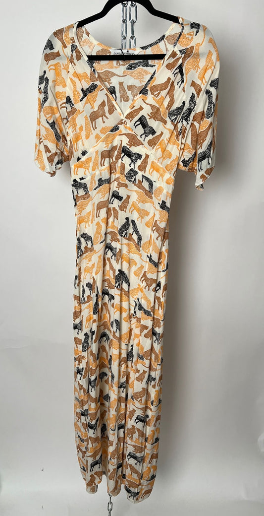 Kleid mit Leoparden-Print