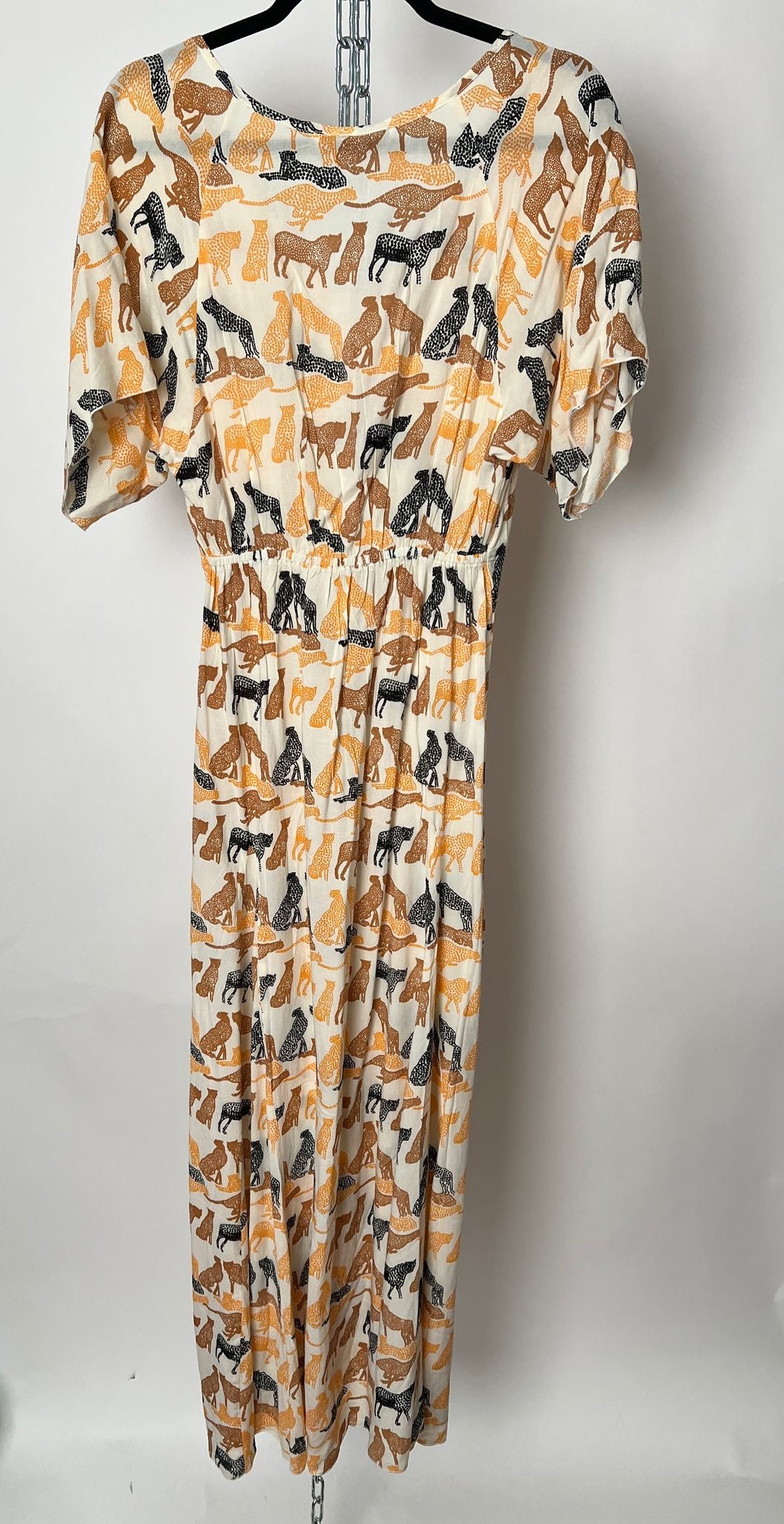 Kleid mit Leoparden-Print