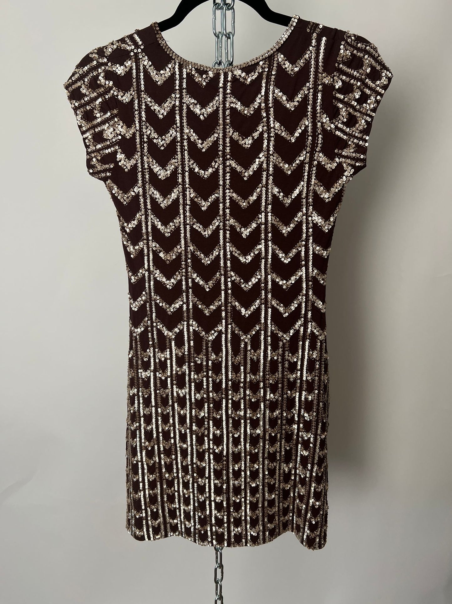 Pailletten-Kleid kurz